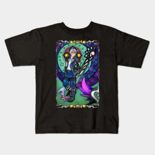 Kingdom Hearts 3 Riku Stained Glass Kids T-Shirt